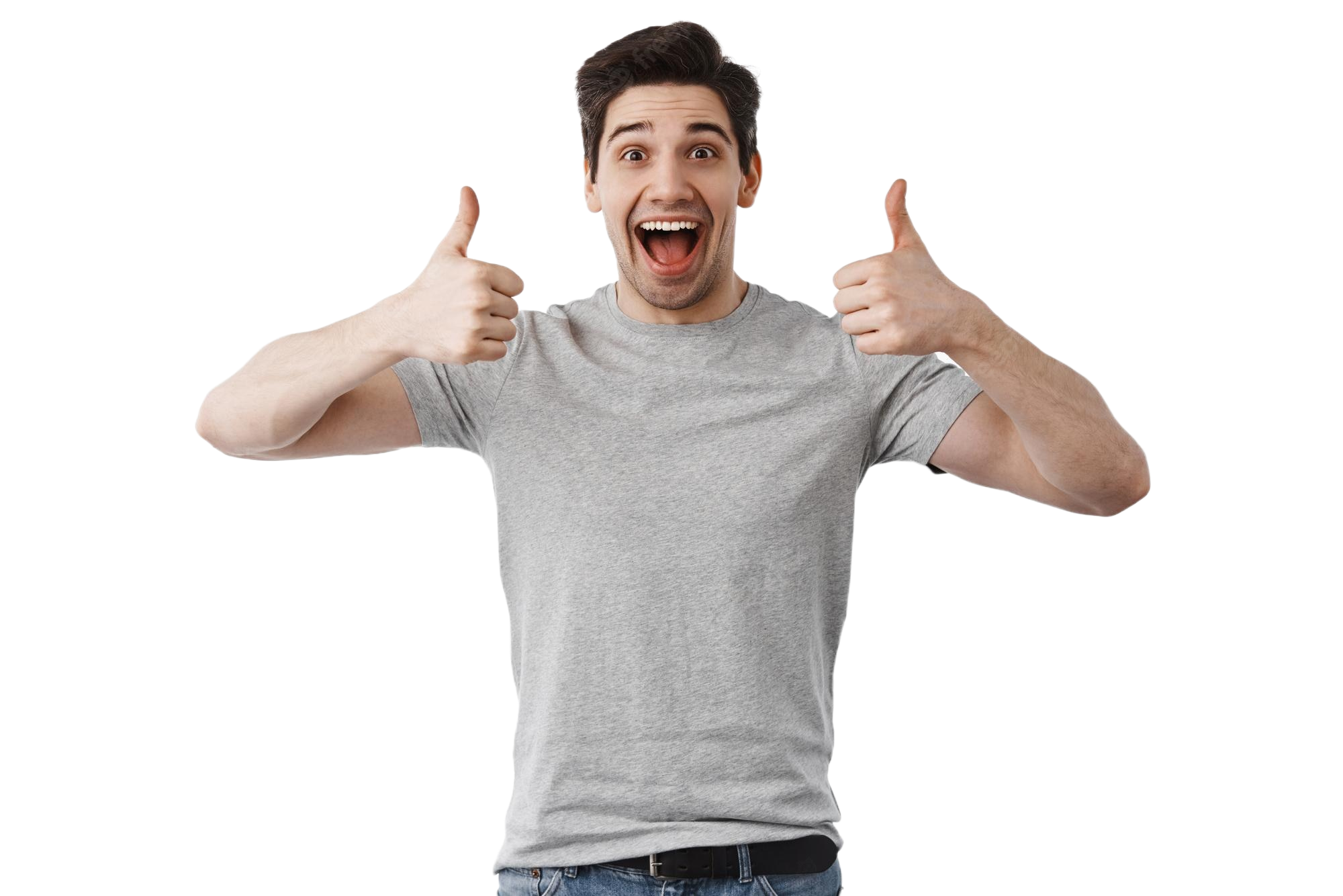 thank you stock image website I forgot the name of for this very cool stock image of a man with his thumbs up